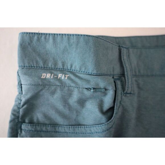 Nike SB 596358-359 Men's Sz 36 Teal Fremont Dri-FIT Stretch 5 Pocket Shorts - Picture 4 of 10